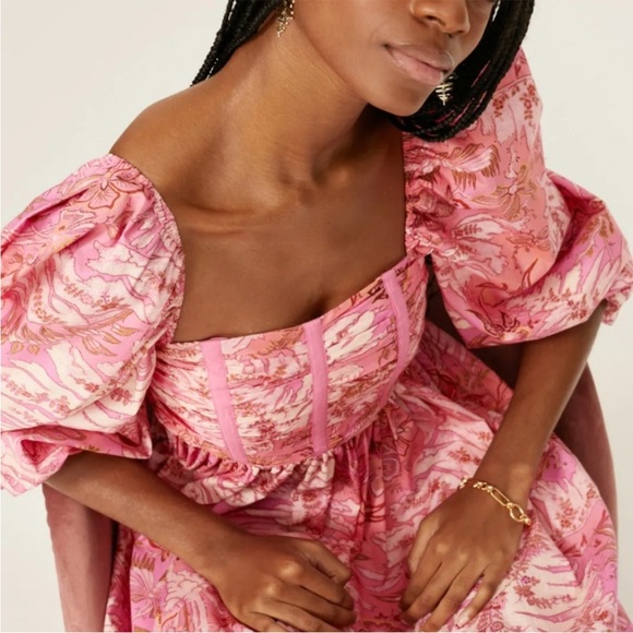 Ulla Johnson Camellia Leilani Midi Dress - Picture 4 of 7